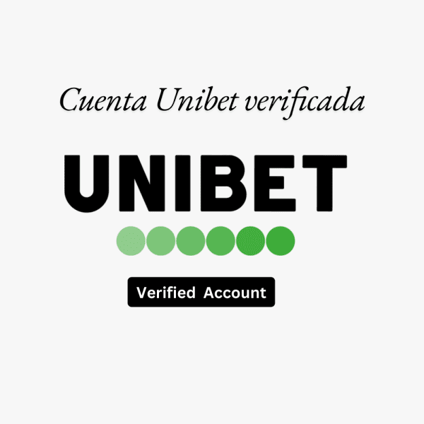 Cuenta Unibet verificada